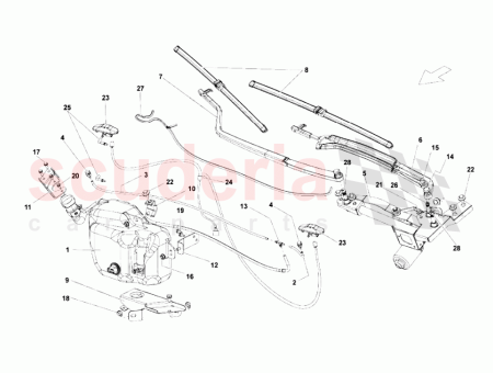 Photo of WASHER RESERVOIR ASSEMBLY…