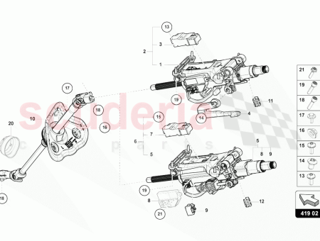 Photo of CONTROL UNIT FOR ELECTRICALLY ADJUSTABLE STEERING COLUMN…