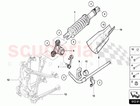 Photo of SHOCK ABSORBER MAGNARIDE RED SPRING…