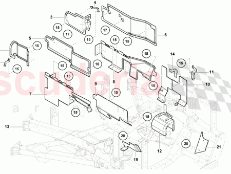 Photo of HEAT SHIELD FOR REAR SILENCER…