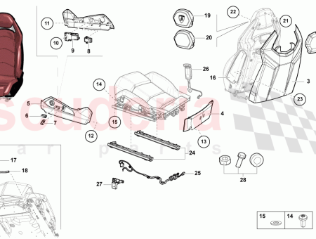 Photo of GUIDE RAIL FOR SEAT…