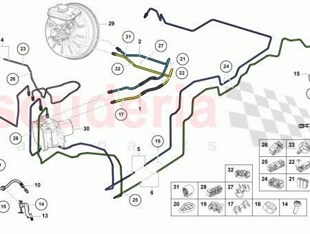 Photo of BRAKE PIPE FROM BRAKE MASTER CYLINDER TO HYDRAULICS…
