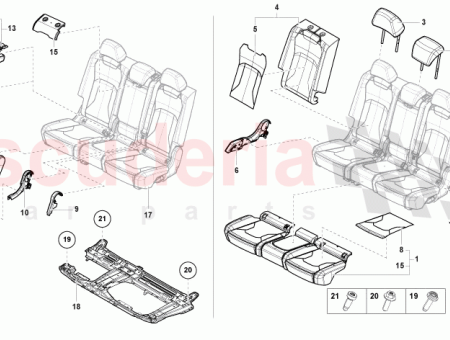 Photo of HANDLE FOR BACKREST RELEASE…