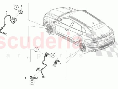 Photo of WIRING SET FOR SPEED SENSOR AND BRAKE WEAR…