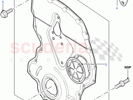 Photo of GASKET CYL HEAD FRONT COVER…