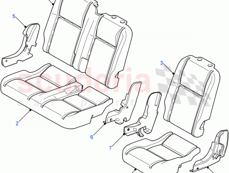 Photo of PAD REAR SEAT BACK…