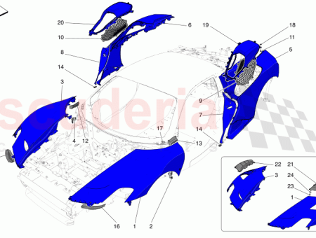 Photo of FRONT LH MUDGUARD ASSEMBLY…
