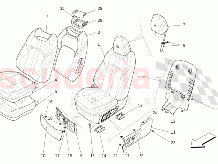 Photo of RH SEAT BACK PANEL…