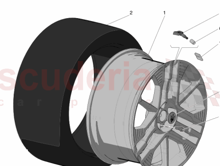 Photo of RIM AERO 21 GLOSS BLACK DIAM…