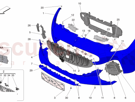 Photo of FRONT GRILLE ASSEMBLY…