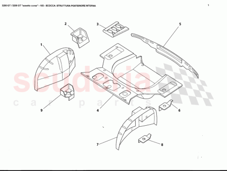 Photo of SPARE WHEEL HOUSING REAR WALL…