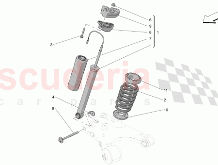 Photo of REAR SHOCK ABSORBER ASSEMBLY…