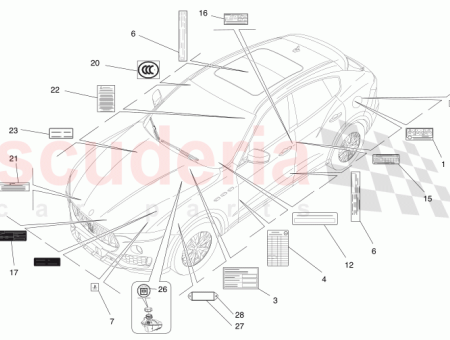 Photo of CAPLESS FUEL NECK WARNING PLATE…