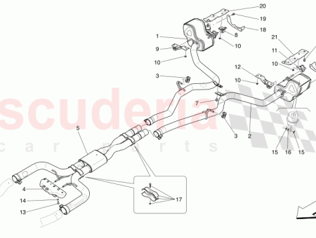 Photo of RH FRONT SILENCER SUPPORT…