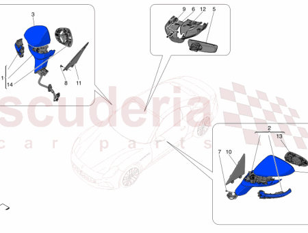 Photo of RH EXTERNAL REAR VIEW MIRROR ASSEMBLY…