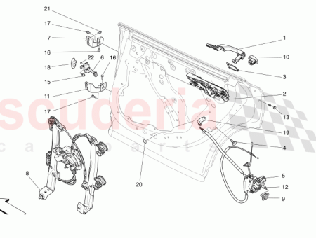 Photo of LH EXTERNAL DOOR HANDLE RETAINING BRACKET…
