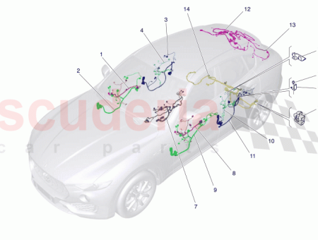Photo of RH REAR DOOR PANEL WIRING HARNESS…