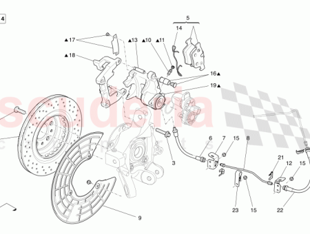 Photo of RH REAR CALIPER ASSEMBLY…