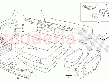 Photo of SPARE WHEEL COMPARTMENT FLOOR PANEL BEIGE BEIGE 094080665…