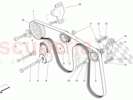 Photo of BELT TIGHTENING PULLEY…