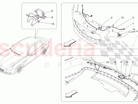 Photo of REAR BUMPER PARKING SENSOR BRIDLE EURO 6 FRONT…