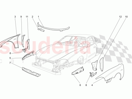 Photo of FRONT RH MUDGUARD ASSEMBLY…