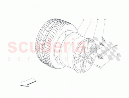 Photo of Rear Wheel Rim 20 RM39 Light Alloy Wheels…