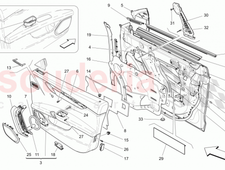 Photo of FRONT LH DOOR PANEL ASSEMBLY 8 WAYS FOR…