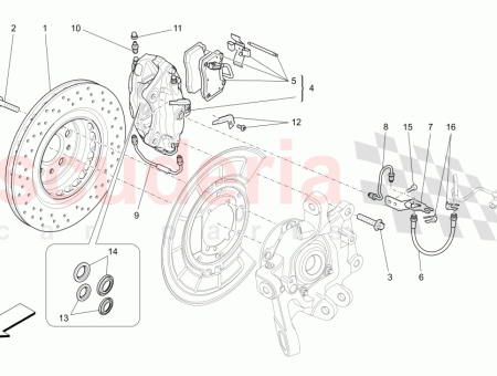 Photo of FLEXIBLE HOSE FOR REAR BRAKE…