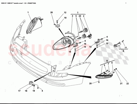 Photo of FRONT LIGHT ASSY CENTRE BRACKET…