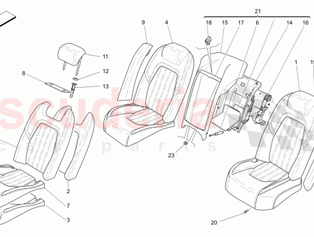 Photo of LH REAR CUSHION PADDING…