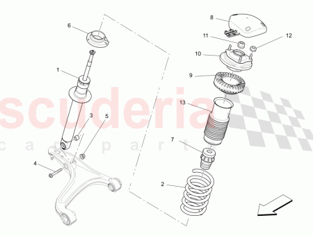 Photo of LH SHOCK ABSORBER UPPER CUP…