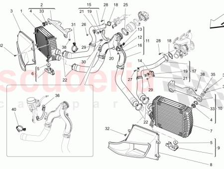 Photo of VAPOUR PIPE FROM CLEAN AIR SLEEVE TO ENGINE…