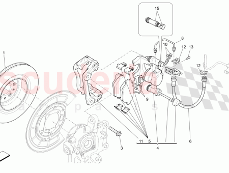 Photo of RH REAR CALIPER RIGID PIPE…