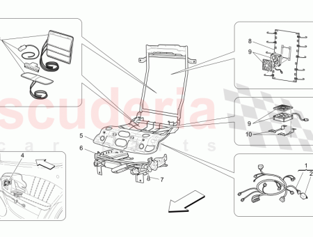 Photo of RH REAR SEAT MOVEMENT CONTROL BUTTON…