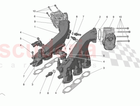 Photo of LH INTAKE MANIFOLD ASSEMBLY…