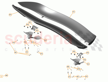 Photo of Mainplane Assy Rear Wing For Lacquer…