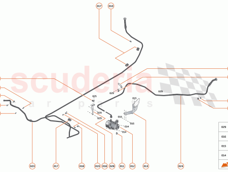 Photo of BRACKET VACUUM HOSE TO REAR FRAME…