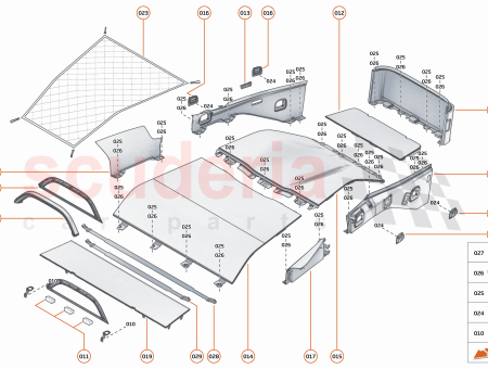 Photo of ASSY LUGGAGE FLOOR MIDDLE FRONT…