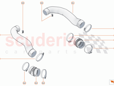 Photo of HIGH PRESSURE WCAC INLET HOSE RH…