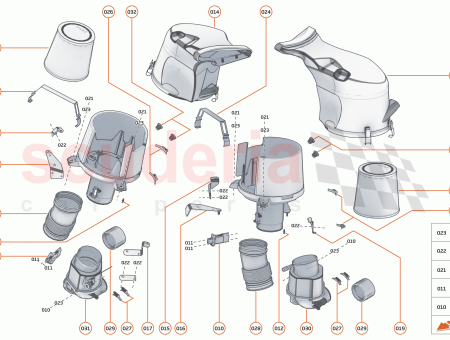 Photo of RESONATOR CLEAN AIR DUCT RH…