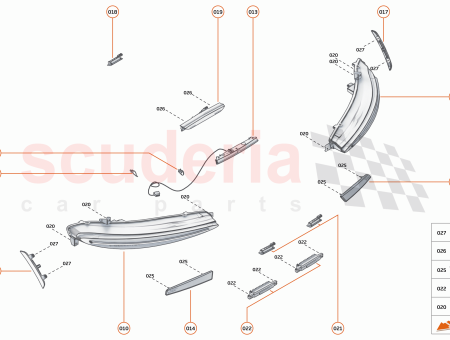 Photo of ASSY LAMP CHMSL WING LT…
