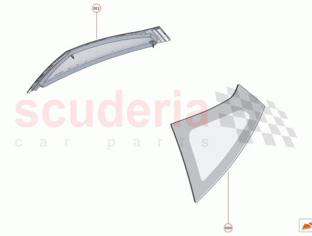 Photo of ASSY GLASS RR QTR LH…