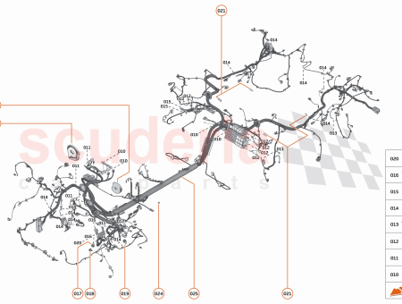 Photo of HARNESS BODY SPIDER LHD 4SP LOW…