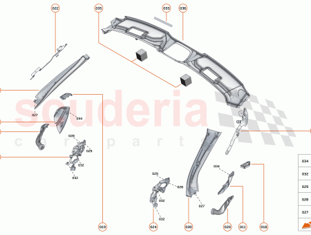 Photo of ASSY HEADER TRIM PANEL CMPLT SPIDER…