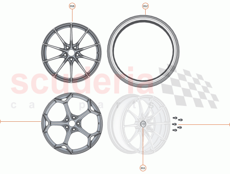 Photo of WHEEL ULTRA LIGHTWEIGHT 19X8 0 FRONT…