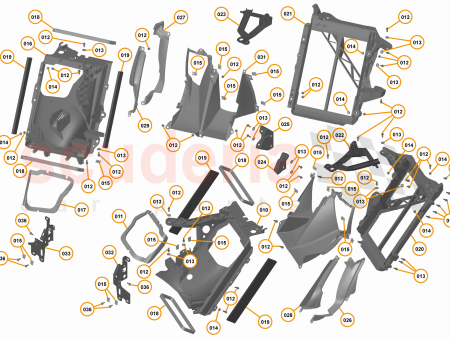Photo of DUCT EXIT OUTER LOW TEMPERATURE RADIATOR LH…