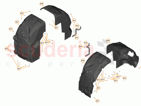 Photo of WHEEL ARCH LINER RR RH FRNT…