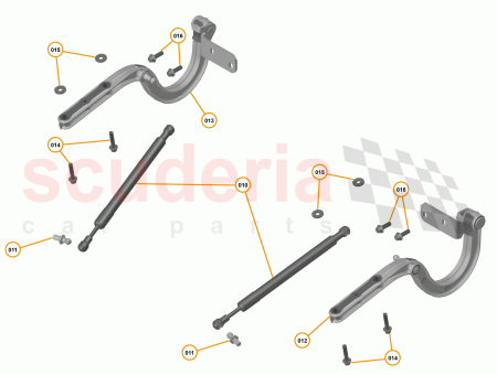 Photo of ASSY BONNET HINGE LH…