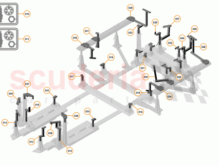 Photo of Celette Frame Datum Casting RH Tool 2118 7016…
